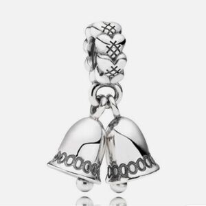 Silver Bells Bracelet Charm